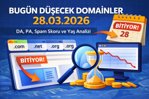 Bugün Düşecek Domainler 28.03.2026
