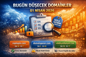 Bugün Düşecek Domainler 01.04.2026