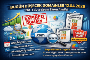 Bugün Düşecek Domainler 12.04.2026