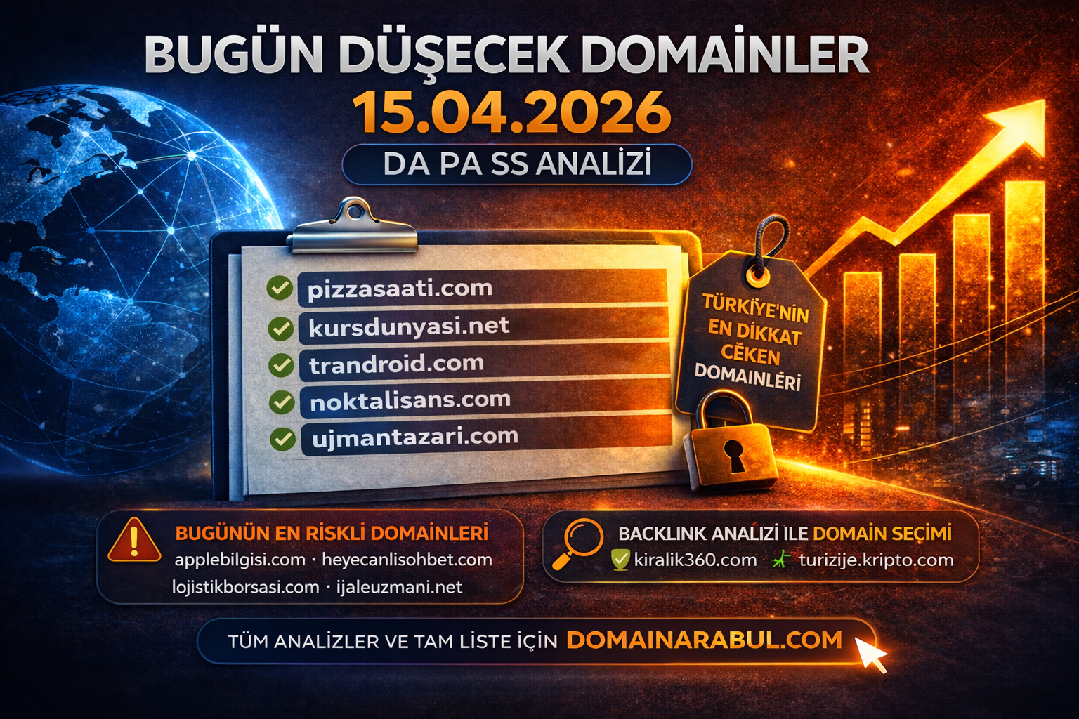 Bugün Düşecek Domainler 15.04.2026
