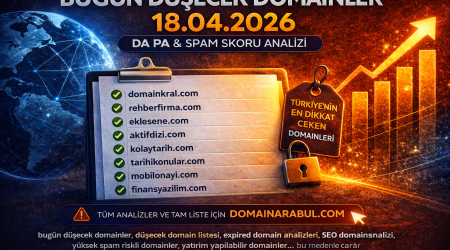 Bugün Düşecek Domainler 18.04.2026