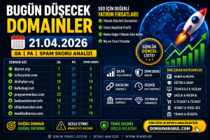 Bugün Düşecek Domainler 21.04.2026