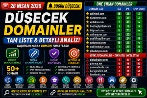 Bugün Düşecek Domainler 28.04.2026