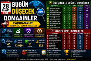 Bugün Düşecek Domainler 28.05.2026